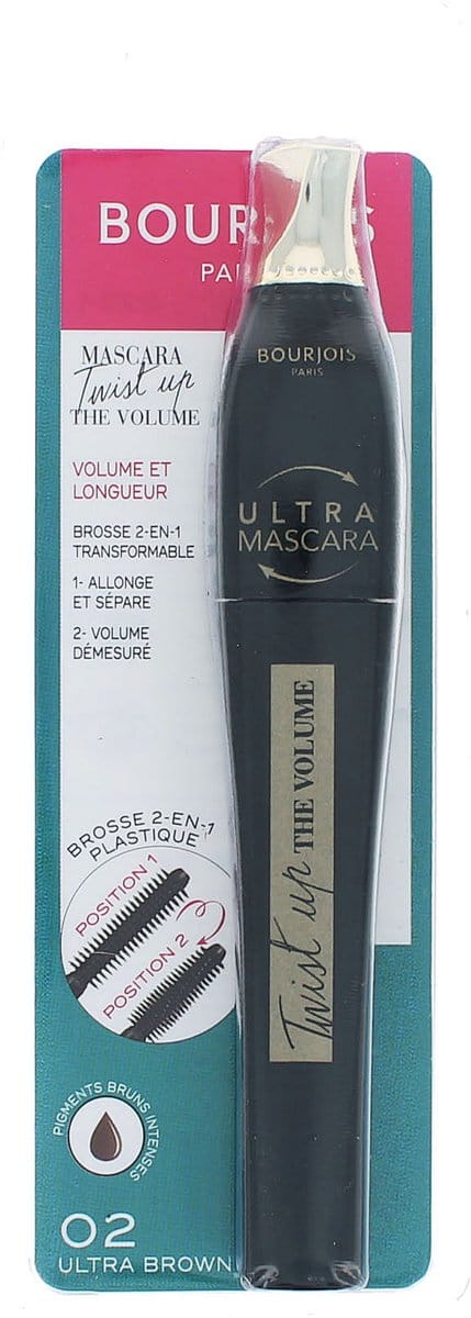 Bourjois Twist Up The Volume Mascara - 02 Ultra Brown