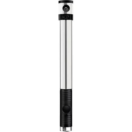 Crankbrothers Klic High Volume Handpomp, zilver/zwart