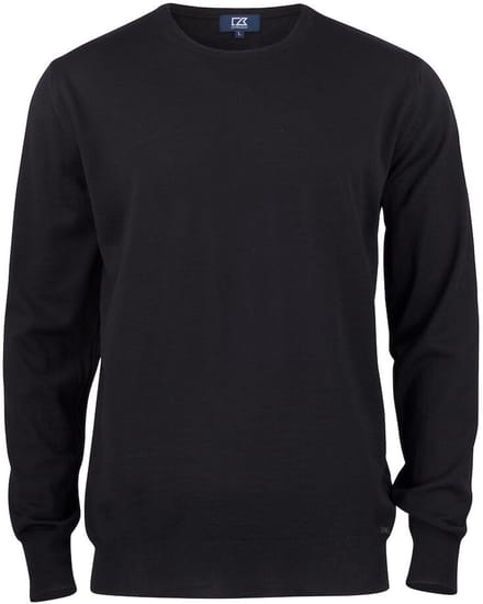 Cutter & Buck Kennewick Crewneck Heren 355406 - Zwart - M