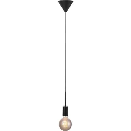 Nordlux Hanglamp Paco Zwart ⌀12,5cm E27