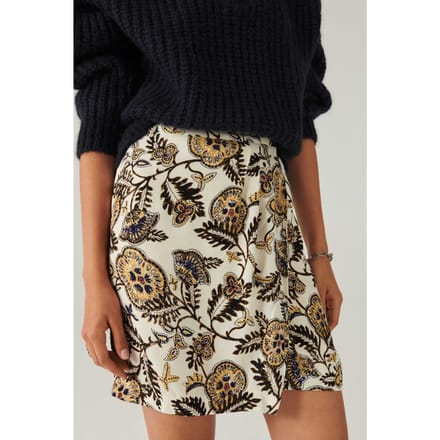 BA&SH Jupe Venise Ecru Taglia: M | Minigonne Outlet | Donna | Marrone