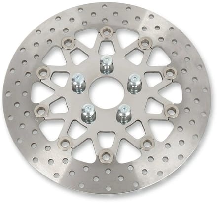Ebc American Motorcycle Floating Round Rsd015 Achterste Remschijf Zilver