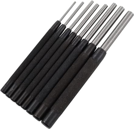 Pen Set - Punt Drevels - Metaal Bewerken - Gekartelde Grip - 2-9 mm - Metaal