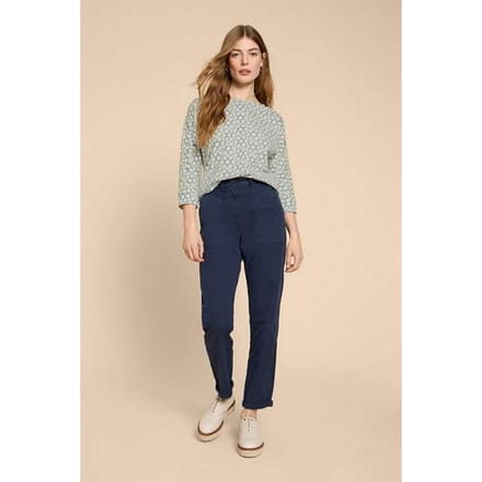 White Stuff Winnie Jersey Top White Print Taglia: 8 | Maglie a manica lunga Outlet | Donna | Bianco