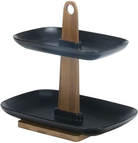 BRICARD 7913 ETAGÈRE | ZWART - BAMBOO 4-DELIG