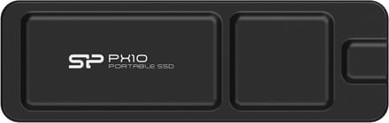 Silicon Power - PX10 - Portable Externe SSD - USB-C 3.2 Gen 2 - Black - 2TB - Compatible PC, Mac, PlayStation, Xbox