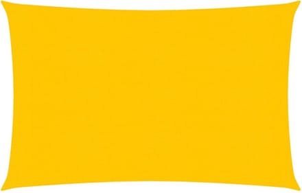vidaXL - Zonnezeil - 160 - g/m² - 2,5x4 - m - HDPE - geel