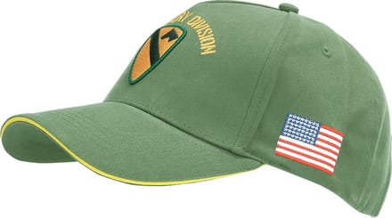 Fostex Garments - Baseball cap US Cavalry WWII 3D (kleur: Groen / maat: NVT)