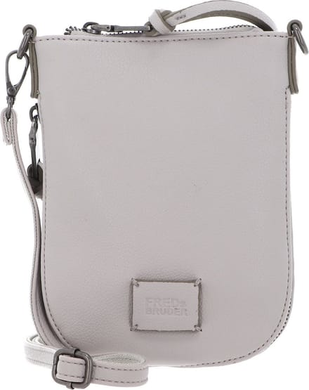 FREDsBRUDER Leren Schoudertas Bestie Essential Bag Cool Stone Lichtgrijs