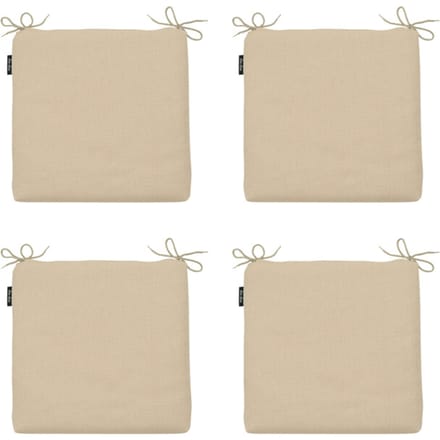 Madison - Zitkussen Beige canvas eco+ - Ca. 40x40 cm - Set van 4