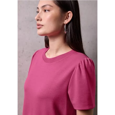 Shirt met mouwen met ruches