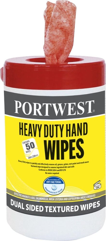 Portwest Handreinigingsdoekjes Heavy duty IW30