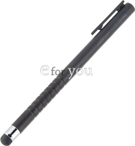 Extra grip stylus pen voor iPhone, iPod en iPad - Zwart