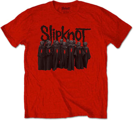 Slipknot - Choir Heren Tshirt - XS - Rood
