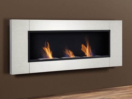 Sfeerhaard L (136cm) RVS bio ethanol haard