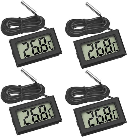 Digitale LCD Thermometer voor Koelkast, Vriezer en Aquarium met Externe Sensor