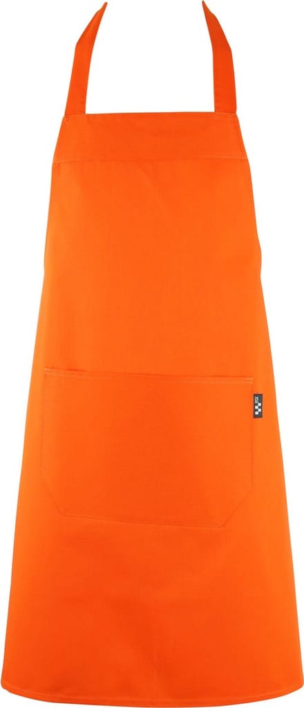 Chaud Devant schort en koksmuts - Oranje - 75 x 100 cm