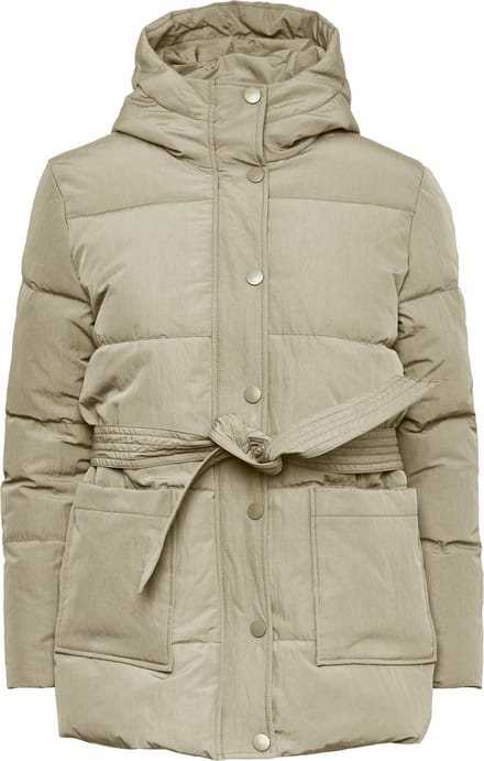 PIECES PCNIDONE NEW TIE BELT JACKET Dames Jas - Maat XL