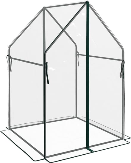 4goodz Vorstbestendige Foliekas 90x90x145 cm - Transparant