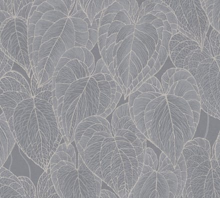 BLADEREN BEHANG | Botanisch - Grijs Zilver - Living Walls Daniel Hechter 7