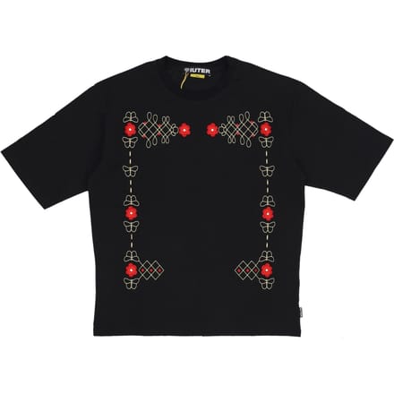 Mannen T-shirt Western Tee Black