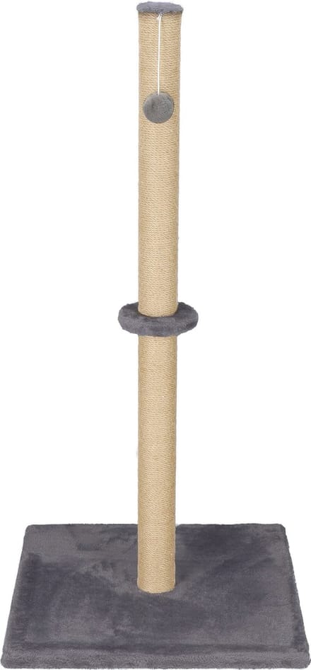Springos Krabpaal - Voor Katten - Meubelbescherming - 75 cm - Bruin/Donkergrijs