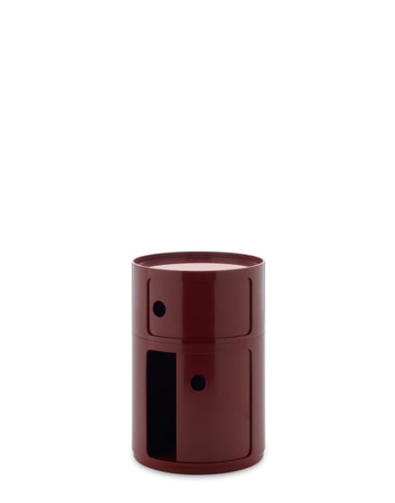 Kartell Nieuwe Componibili BIG 2 elementen - burgundy