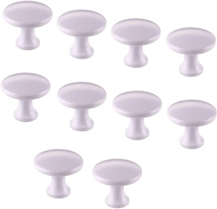 10 stuks SOTECH Meubelknoppen Denise mat wit Diameter 29 mm Hoogte 25 mm