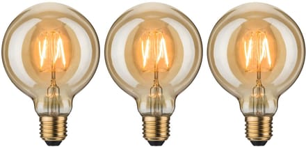 1879 Filament 230 V LED Globe G95 E27 3x170lm 3x2,7W 1700K Goud