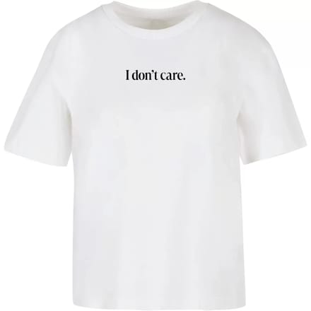 Dames-T-shirt Miss Tee I Don't Care