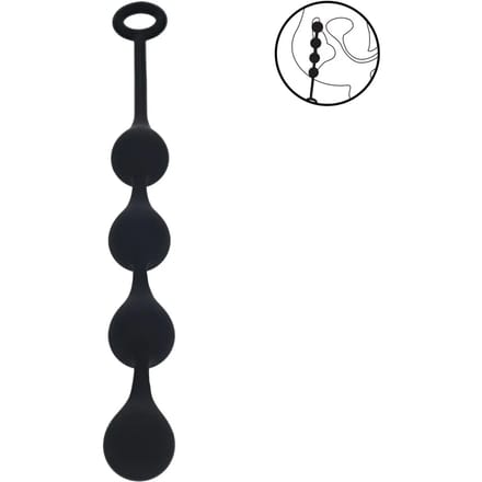 Levelz - Waterdrop Silicone Anal Balls - Medium 30mm