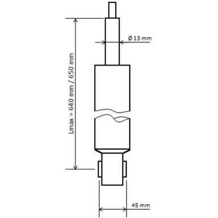 Schokdemper Excel-G KYB 3448025