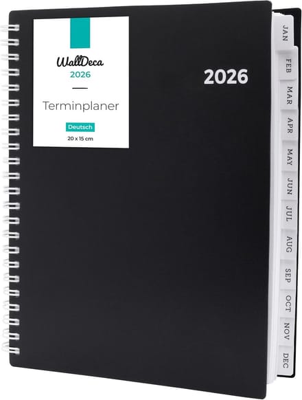 Weekplanner 2026 met Maandoverzicht en Flexibele Kaft