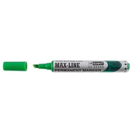 D.rect ML100 Permanente Marker Groen - Schuin Punt