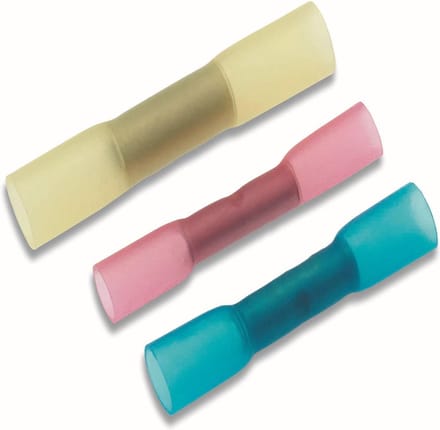 Cimco stootverbinder met krimpisolatie 0,5-1mm² - rood per 100 stuks (180340)