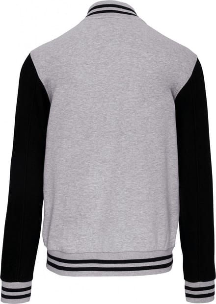 Kariban College jacket unisex K497 - Oxford Grey / Black - S
