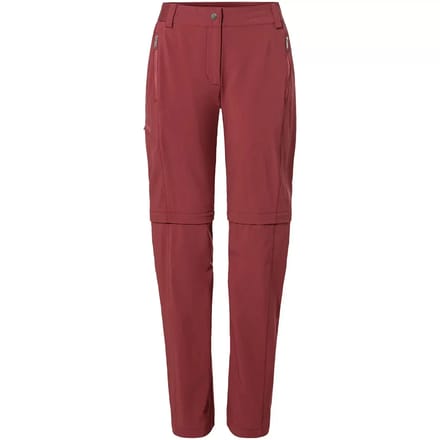 Vaude Farley Stretch Zip Off Ii Broek Roze 44 / Regular Vrouw