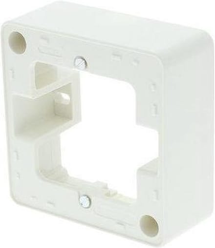 Berker M2 Opbouw Afdekplaat - 1-voudig - Crème