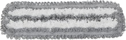 Vlakmop microvezel/ katoen 40x11cm tbv klittenbandsysteem