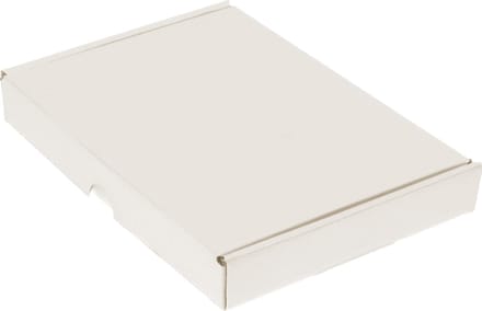 Raadhuis brievenbusdoos - 210x150x27mm - wit - 25 stuks