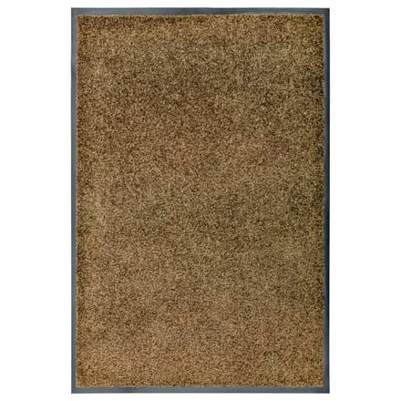 vidaXL - Deurmat - wasbaar - 60x90 - cm - bruin
