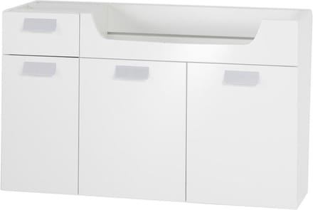 Differnz Onderkast 100x60x33cm met softclose MDF Wit