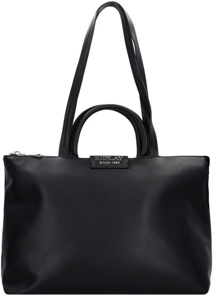 REPLAY schoudertas Shoulder Bag Black zwart