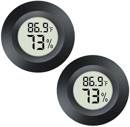 Digitale Mini-Hygrometers en Thermometers (2-pack) - Temperatuur- en Vochtigheidsmeters voor Binnengebruik