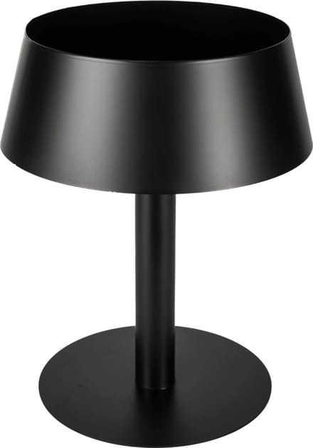 LaFerrotecnica Vuruschaal / Vuurlamp model LAMPADA ALTA Zwart Hittebestendig
