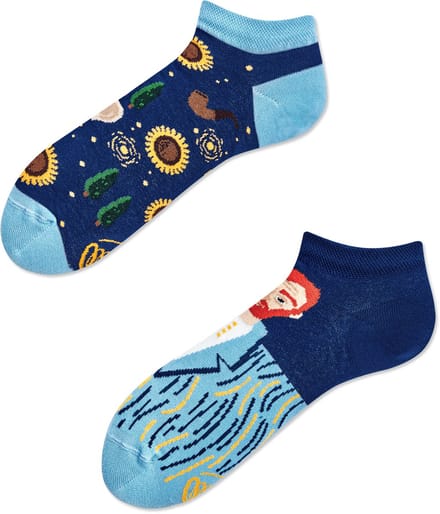 Many Mornings unisex enkelsokken - True Vincent Low - Unisex - Maat: 35 - 38