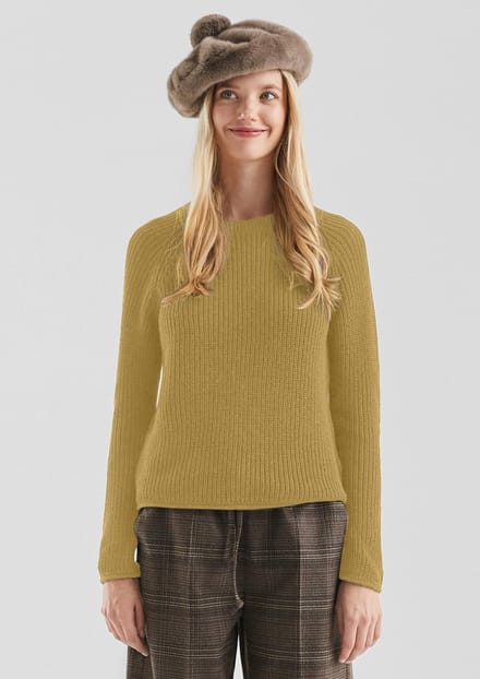 Q/S designed by - Dames pull - Maat XL - Vrouwen - Bruin - katoen