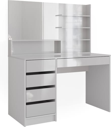 Vicco Sherry Kaptafel – 120 cm met spiegel Wit