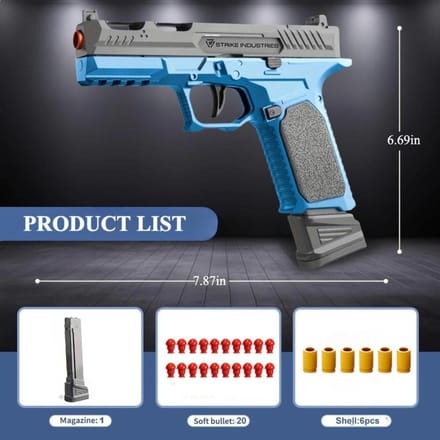 Realistische Schelp Ejectie Soft Bullet Speelgoedpistool Veilig Plastic CS Schietspel Model voor Kinderen Perfect Buiten Interactief Speelspeelgoed