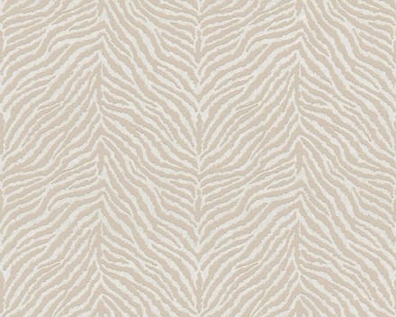 DIERENHUID "ZEBRA" BEHANG - Wit Beige - Dierenhuid behang - AS Creation Trendwall